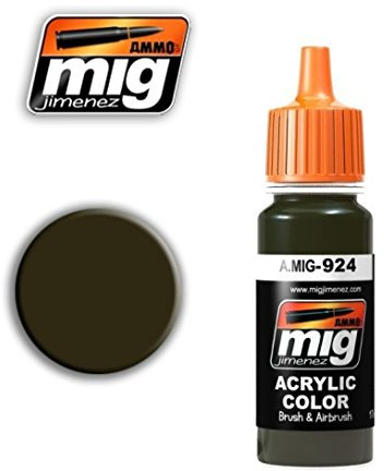 Munition mig-0924 Olive Drab Shadow Acryl Farben (17 ml), Mehrfarbig