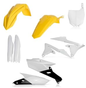 Acerbis Full Plastic Kit – Compatible with Yamaha YZ250F (14-18), YZ450F (14-17) – yellow