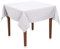 Tischdecke Uni Polyester - Einfarbig, Pflegeleicht, Bügelfrei, Tischtuch, Tischwäsche, Privat, Restaurant, Hotel, Handgefertigt, Made in Europa (Weiß, 130x220 cm)