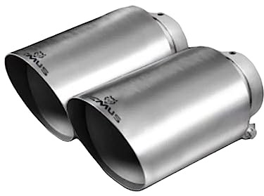 Remus 0026 80S Endrohr Auspuffblende rund gebogen Kompatibel mit FORD FOCUS III, JAGUAR F-Type Cabrio X152