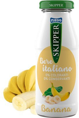 Succo Skipper banana ml. 200 x 12 bottiglie in vetro