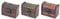 HMF 6415-108 Kleine Schatztruhe aus Holz | 8 x 5 x 6 cm | 3er Set | Versch. Muster