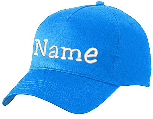 Nashville print factory Modisches Basecap Bestickt mit Namen oder Wunschtext | in 21 Farben (Atlantic)
