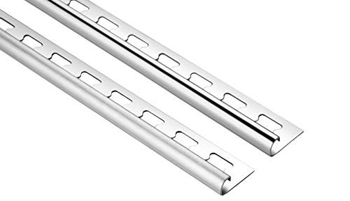 2 Meter | Fliesenschiene rund | Edelstahl | V2A | 11 mm | HEX500 SP