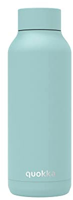 Quokka8412497118939Acero Inoxidable Botella, 510 ml Capacidad, Sólido Polvo Gris Frío