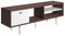 Amazon-Marke: Movian - TV-Ständer Mika, Lowboard-Schrank, Mittel, 140 x 35 x 45 cm, Walnuss-Weiß