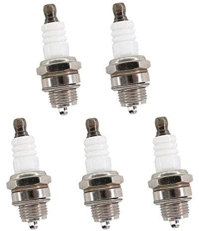 AISEN 5x Zündkerze für Rasenmäher Rasentraktoren Kettensäge Kleine Motor Zubehör