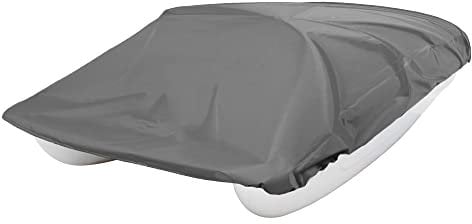 X AUTOHAUX 210D Tretboot Abdeckung Pedal Paddelboot Schutz Grau 112.6x79