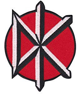 Rock-and-Roll-Aufnäher aus schwarzem Metall, bestickt, zum Aufbügeln