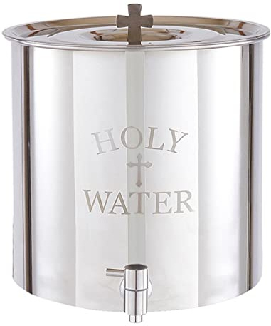 Weihwasser-Behälter, 1,7 l (5 Liter), Edelstahl