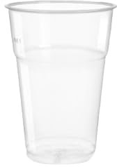 CF CARTA INGROSSO E DISTRIBUZIONE Bicchieri monouso per cocktail e bevande in R-Pet trasparente - 1000 pezzi (250ml)