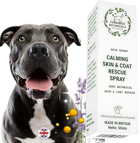 FURBABIES 6-Active Hair Regrowth Itchy Cat & Dog Serum| Tackles Red Irritated Dark Rough Smelly Patches | Dermatitis Allergies |Vegan, Steroid-Free 50ml