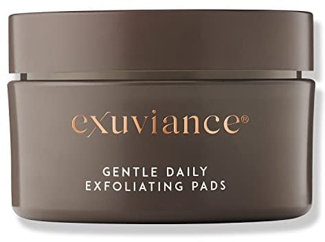 Gentle Daily Exfoliating Face Pads with PHA, Vitamin C and E Antioxidants, Green Tea and Cucumber Extracts, 60 pads