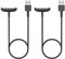 MoKo 2 Pack Charger Compatible with Fitbit Inspire 3 Activity Tracker, Magnetic Replacement Charging Dock with 3.3FT/1M USB Charge Cable Cord, Black