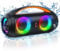JYX D16 Portable Bluetooth Speaker, 40W Large Boombox With Deep Bass, Outdoor Wireless Speaker With Disco Lights for Party, Bluetooth 5.0, IP65 Water Resistance, TWS