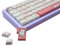 Cmokifuly Custom Keycap for Mechanical Keyboard, MDA Profile Key Caps with 146 Keys Dye-Sub,ANSI &Extra Enter Cute PBT Keycaps (Pink Cat)