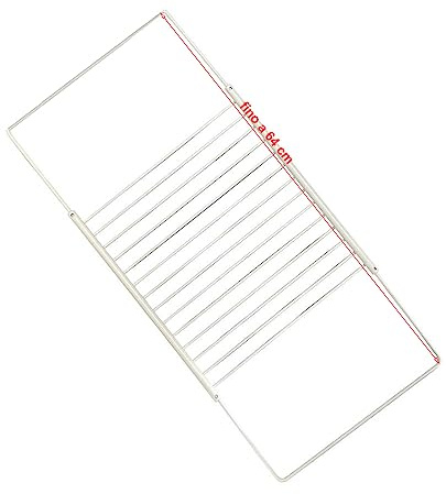 JCSPARES® - Griglia Ripiano Estendibile Con Fissaggio A Viti 32x38 Fino a 64 cm Per Frigorifero Frigo Congelatore