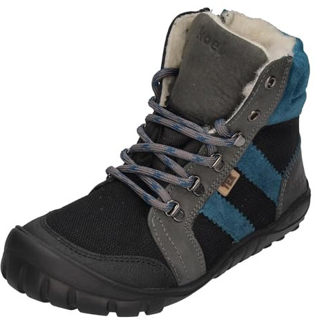 KOEL Barefoot Kinderstiefel - MILONI CORDURA TEX - turquoise, Größe:29 EU