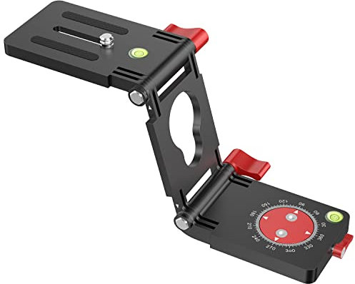 Z Flex Tilt Tripod Head - Multiway Z Flexible Camera Tripod/Z Flex Pan and Tilt Head Connecting to Monopod|Compact Z Bracket Mount & Compatible with Canon Nikon Most DSLR Camera Camcoder