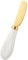Baoblaze Couteau à Beurre épandeur de Fromage, Manche en Porcelaine, Couteau épandeur de grillé en Acier Inoxydable pour Sandwich, gâteau, Or
