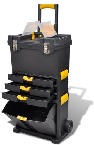 Kavolet Caisse à outils à roulettes - 46 x 28 x 82 cm