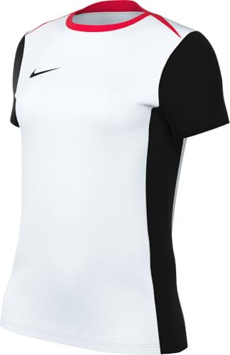 NIKE FD7594-100 Dri-FIT Academy Pro 24 SS Top K Sweatshirt Women's WHITE/BRIGHT CRIMSON/BLACK/BLACK Size M