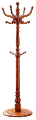 OZBMA Porte-Manteau Porte-Manteau sur Pied en Bois Massif Chambre Simple Porte-Vêtements Maison Simple Moderne en Bois Cintre Porte-Manteaux