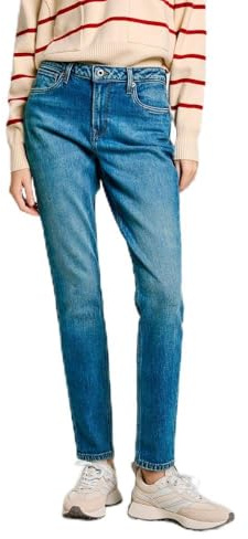 Pepe Jeans Damen Jeans Tapered Jeans Hw Violet