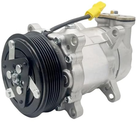 Compatible con el compresor de aire acondicionado Peugeot 206 SD6V12 1412 1431 6453CN 6453EH 6453FS 6453JG 6453JK 699690 699190 40405087 9611111780 9628239480