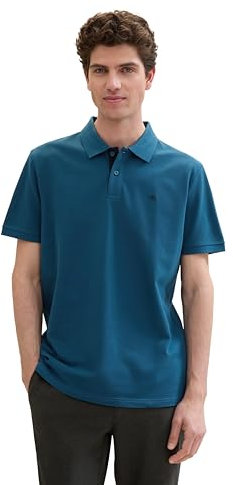 TOM TAILOR Herren 1031006 Poloshirt, 13353 - Moes Blue, L