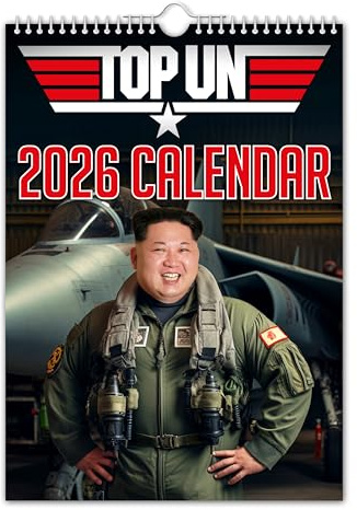 The Calendar King // Top Un - Wandkalender 2025 (Vollfarbig, A4-Größe)