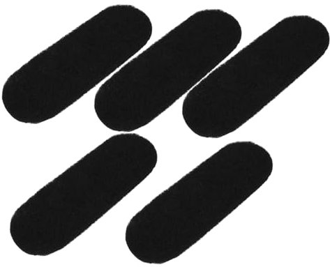 Levemolo 5pcs Self-adhesive Ceiling Fan Filter DIY Purifying Fan Accessories Activated Charcoal Air Filters for Indoor Use