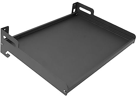 Étagères flottantes pour box TV avec construction robuste en acier au carbone, étagères murales faciles à installer, pour haut-parleurs intelligents, grande capacité de charge et support solide