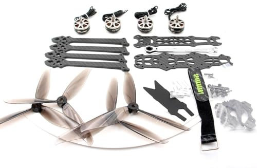 SPARKHOBBY MARK4 7 Zoll 295 mm Radstand Kohlefaserrahmen 2806 2806.5 1300KV bürstenloser Motor 7040 7 Zoll Propeller für FPV-Drohne mit großer Reichweite (Rahmen 2806 Combo)