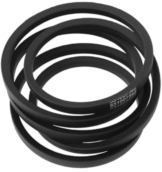 eMagTech 1 courroie d'entraînement pour tondeuse à gazon de 106,7 cm 144200 131290 Riders Compatible avec AYP Compatible avec Husqvarna Noir