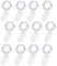 Jsdoin LED Mini Lichterkette mit Batterie, 12x20er Micro Lichterkette außen Batterie, 2M DIY kleine Lichterketten Wasserdicht für Party Hochzeit Weihnachten Beleuchtung Deko (Kaltweiß)