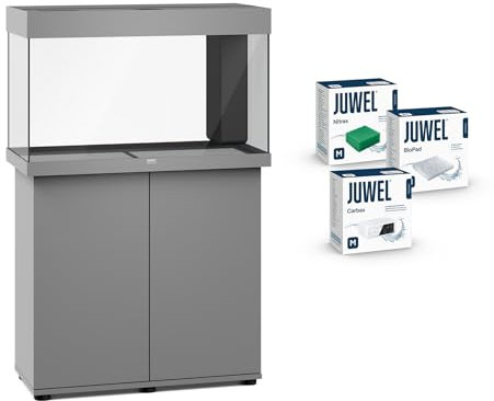 JUWEL Aquarium Rio 125 Kombination grau Premium-Bundle