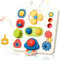 Montessori Spielzeug ab 1 Jahr Busy Board ab 1 Jahr mit Licht & Ton Kinderspielzeug ab 1 2 Jahr 8 IN 1 Sensorik Spielzeug 18 Monate Motorikspielzeug Baby Activity Board Geschenk für Jungen Mädchen