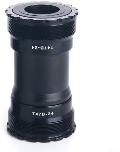 Getdoublerich Fahrrad T47-24 Gewinde-Tretlager, 86,5 mm breite abgedichtete Lager, geeignet für Mountainbike-Kettenblatt-Tretlager, verschiedene Modelle von Fahrradrahmen