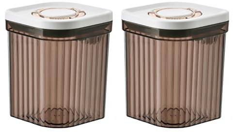 UUE Milchpulverspender, 1200 ml Versiegelter PulverbehäLter 2 Stück, Tragbare Milchpulver-Aufbewahrungsbox mit Löffel, Milchpulver Behälter, Aufbewahrung von Milchpulver Und Lebensmitteln