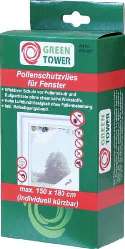 Green Tower Pollenschutz Vlies-895467, weiß, 180 x 150 x 5 cm, GT895467