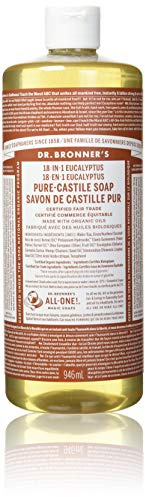 Dr. Bronner Liquid Soap - Eucalyptus, 32 Oz ( Multi-Pack)