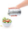 Luckies Oil & Co Olive Oil Dispenser, Food Grade Cooking Oil Container - Fun Metal Tin Can - Decorative Kitchen Oil Storage Canister - 400 ml, Silver