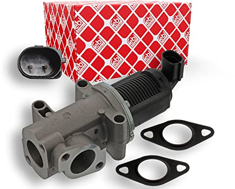 febi bilstein 45676 Abgasregelventil mit Dichtung, 1 Stück | Kompatibel mit: ALFA ROMEO 147, 156, 156 Sportwagon, 166, FIAT BRAVA, BRAVO I, BRAVO II, DOBLO Großraumlimousine