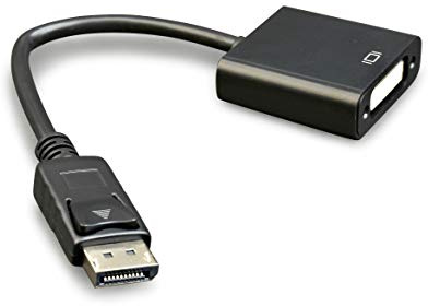 i/O Adapter DisplayPort to DVI/Black A-DPM-Dvif-002 Gembird