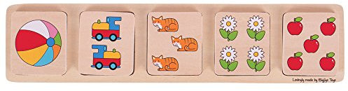 Bigjigs Toys Sortier- und Steckpuzzle (Zahlen)