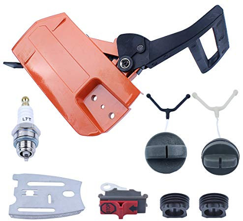 Haishine Kettenbremse Kupplungsabdeckung Öl Tankdeckel Schneckengetriebe Bar Platte für Husqvarna 61 66 266 268 272 272XP Kettensäge Ersatzteile