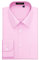 HISDERN Men's Long Sleeve Dress Shirts Formal Regular Fit Business Casual Button Down Shirt for Wedding Work Office Pink M