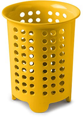 Zeal Melamine Cutlery Drainer/Utensil Pot-Mustard, One Size