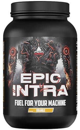 PEAK Epic Intra - 1500g Geschmack Orange I 30 Portionen I Intra Workout Drink mit Cluster Dextrin, Maltodextrin, essentiellen Aminosäuren (EAAs), Betain HCl, L-Carnitin und Elektrolyten für Hydration
